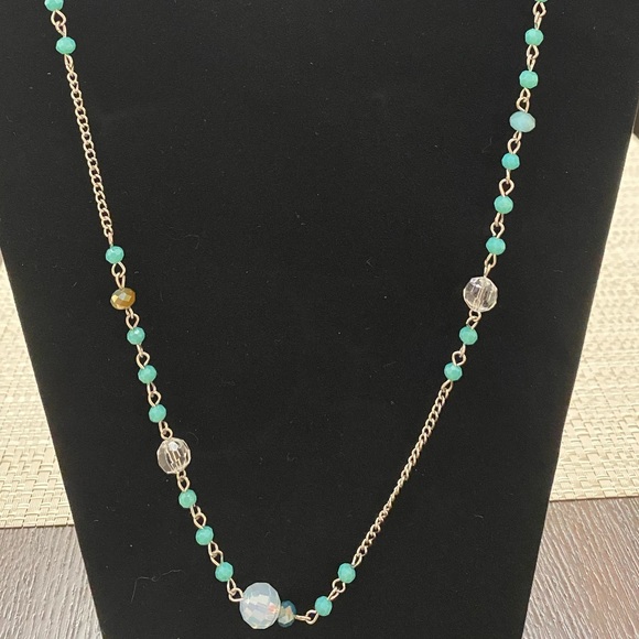 N: Aqua Necklace - Picture 2 of 12